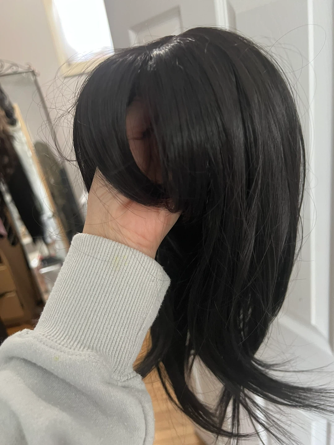 Black Hair topper/ Wig - New