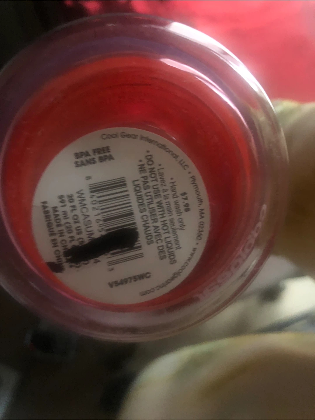 Cool Gear Pink & Orange Water Bottle - photo 3