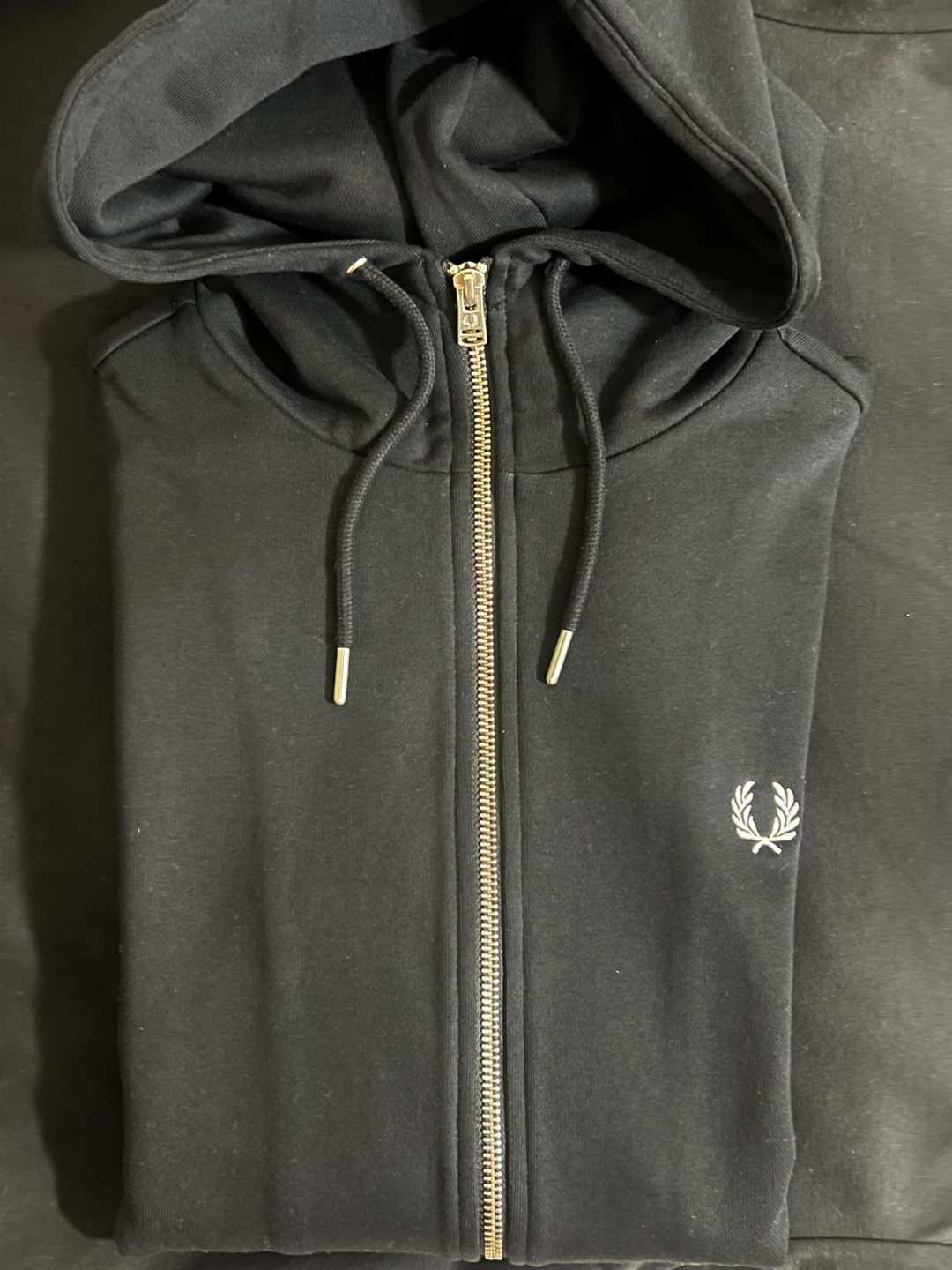 Fred Perry Black Zip Hoodie - photo 3
