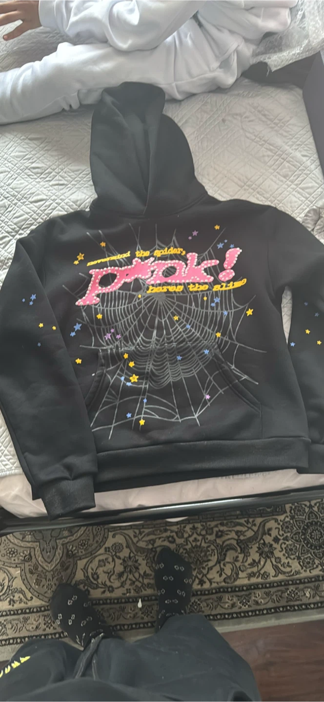SP5DER Pink Hoodie - Size Small - photo 3