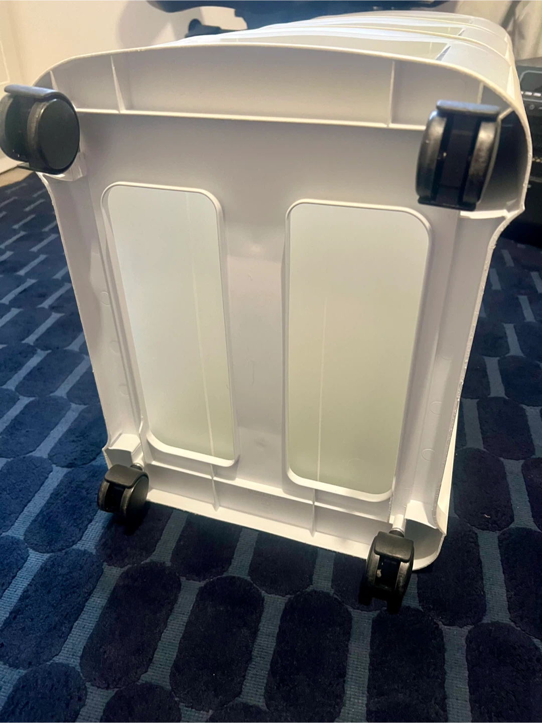 White 3-Drawer Rolling Storage Cart - photo 3