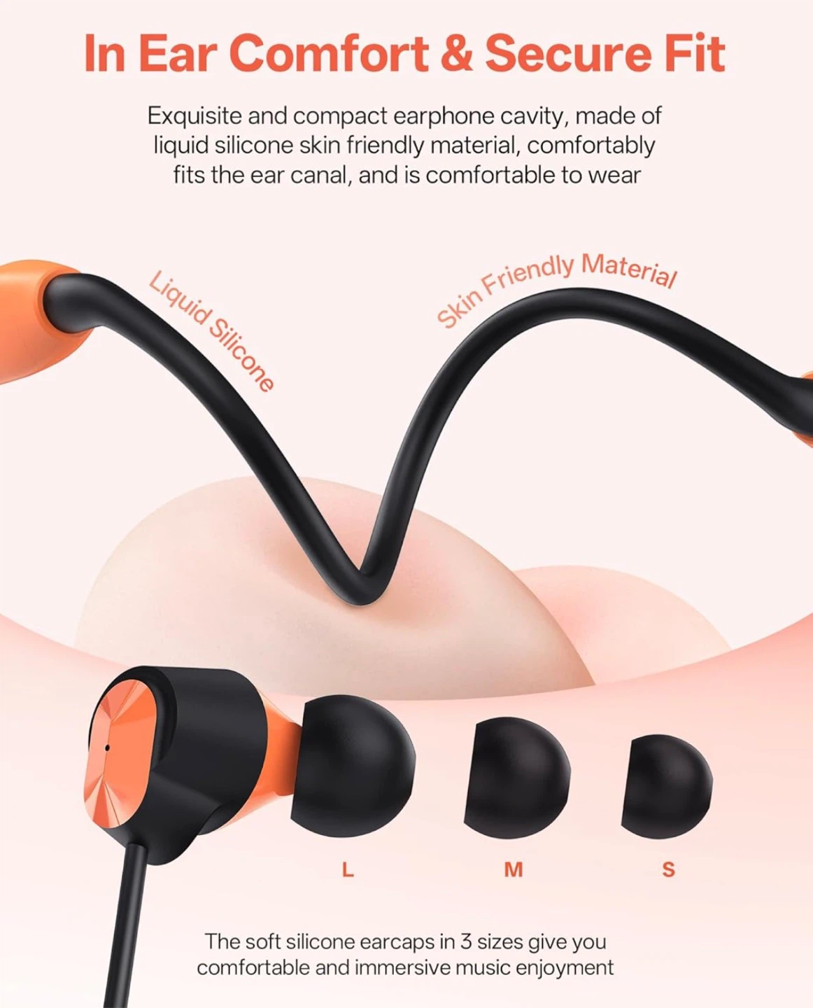 Orange Sports Bluetooth 5.49 Headphones - photo 4