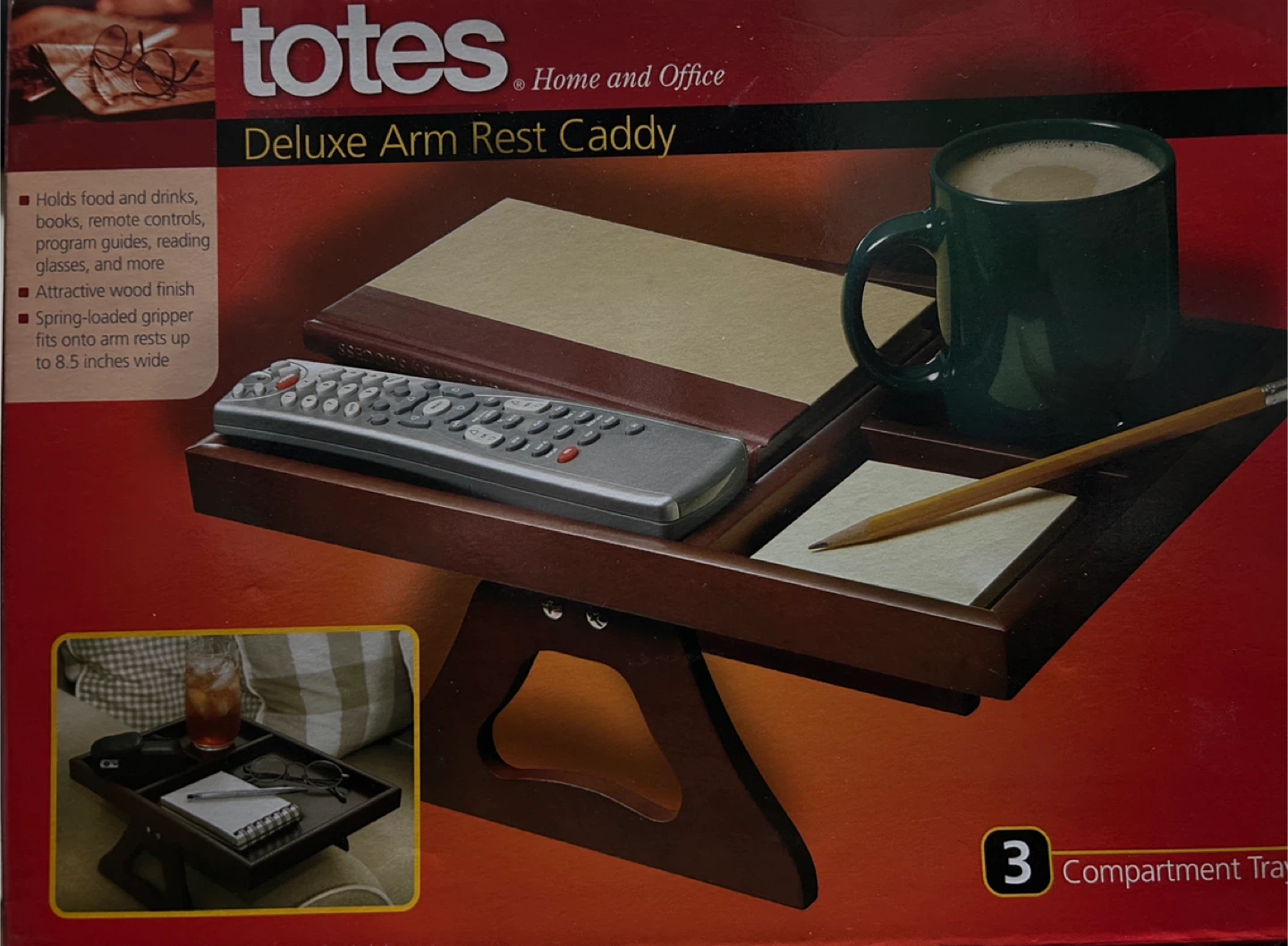 Deluxe Arm Rest Caddy