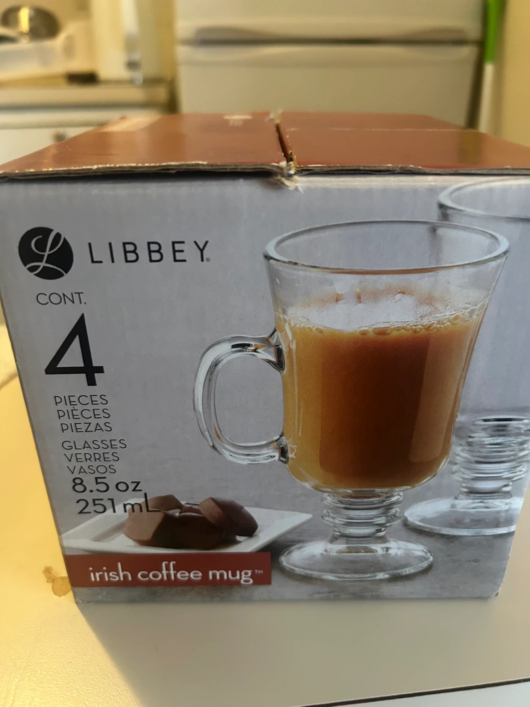 Libbey Irish Coffee Mugs - Set of 4