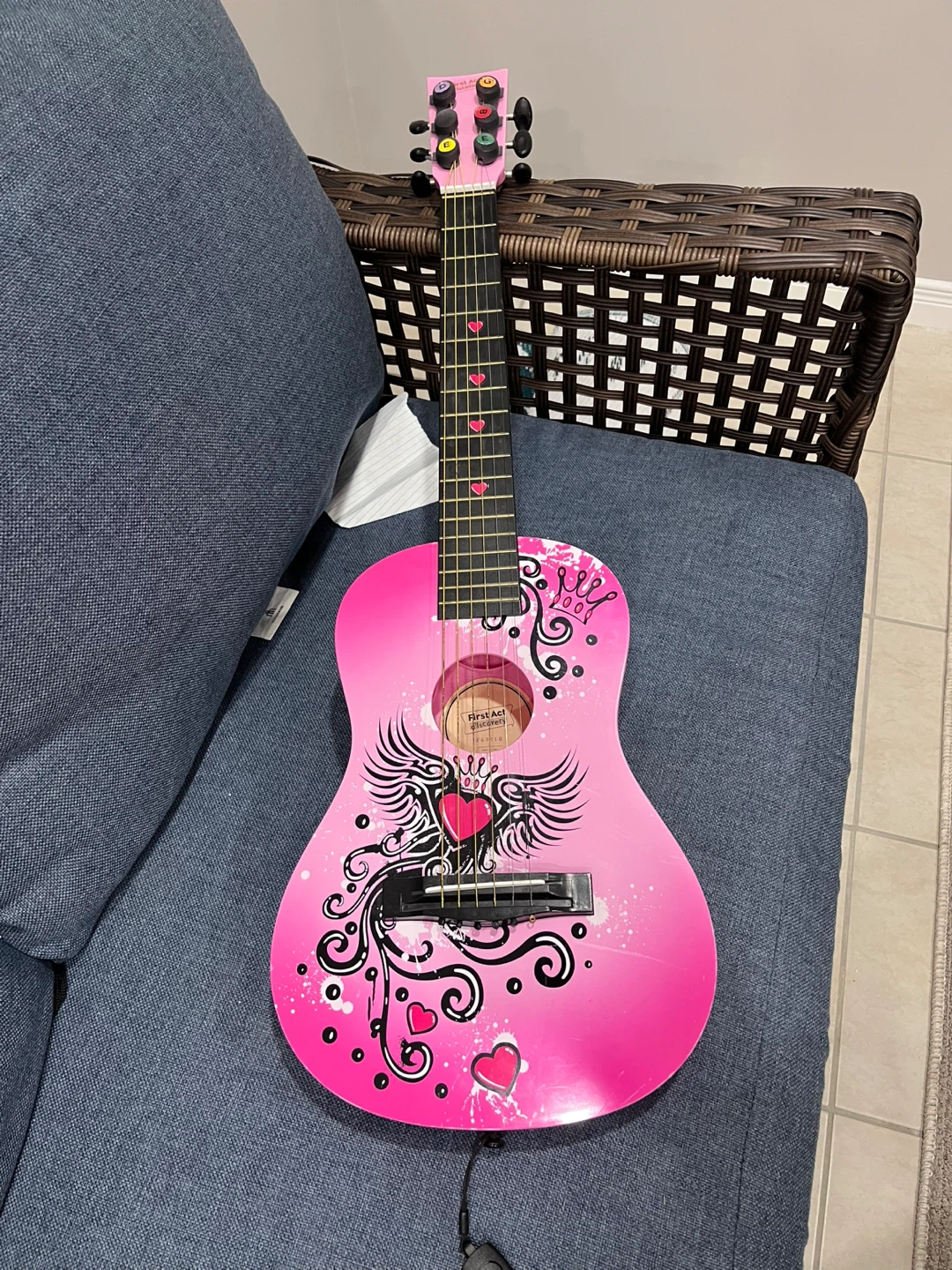 First Act Discovery Pink Guitar