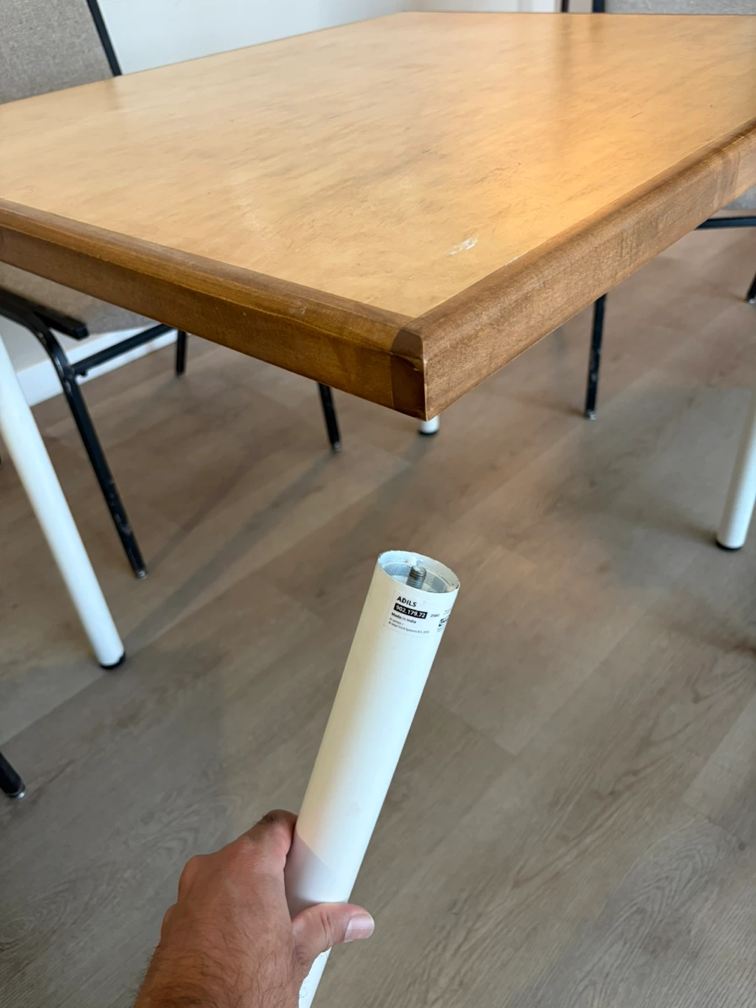 Table with ADILS Legs and 4chairs - photo 4