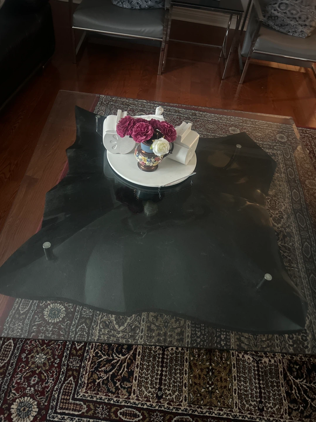 Black Glass Coffee Table
