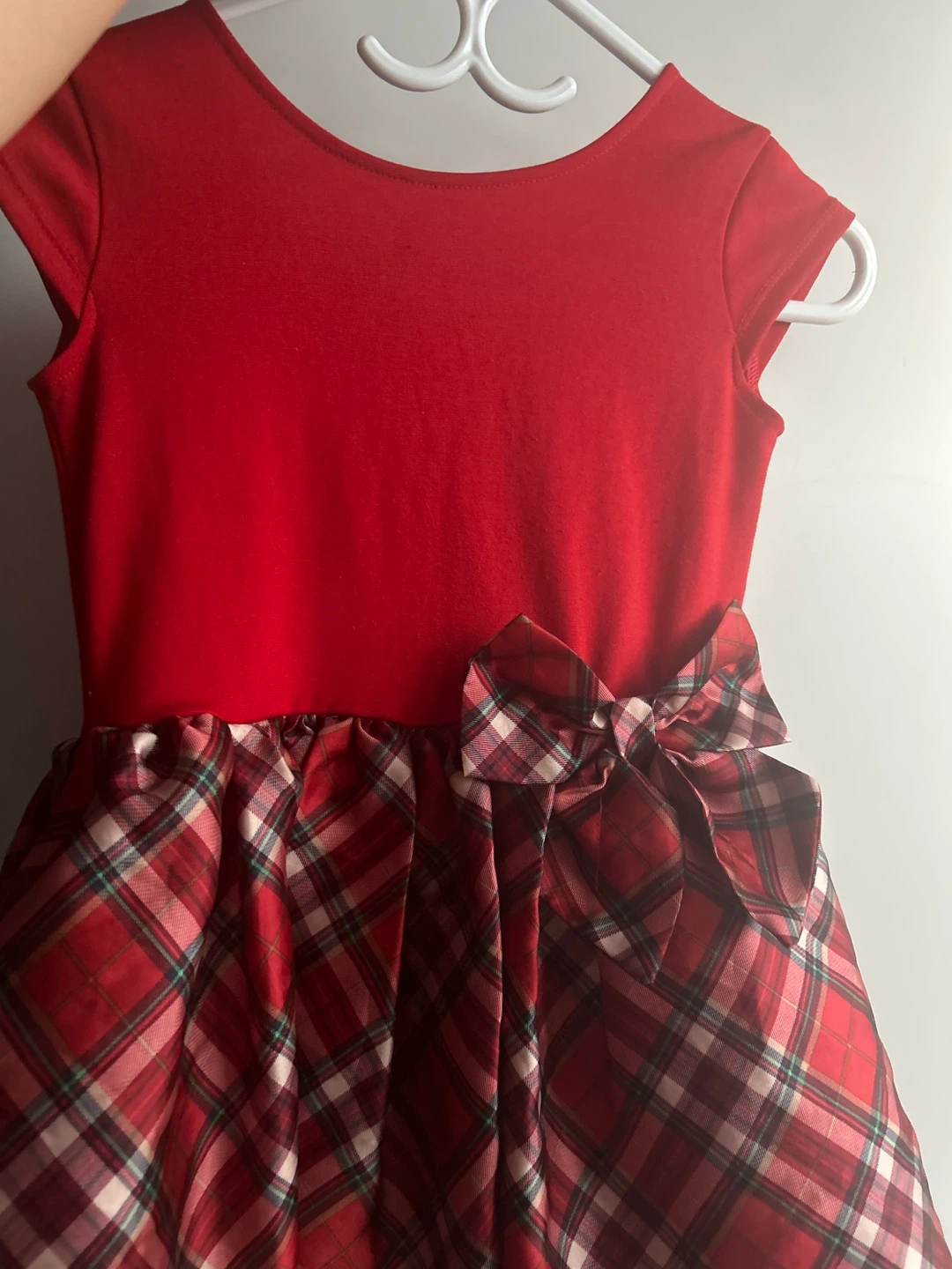 H&M Red Plaid Dress - Size 6-8Y