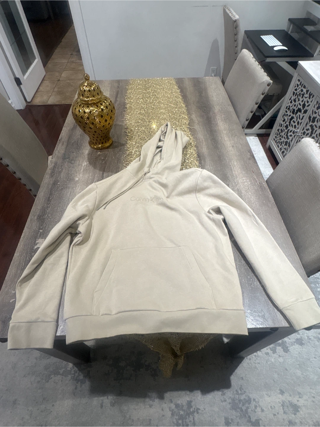 Calvin Klein Beige Hoodie