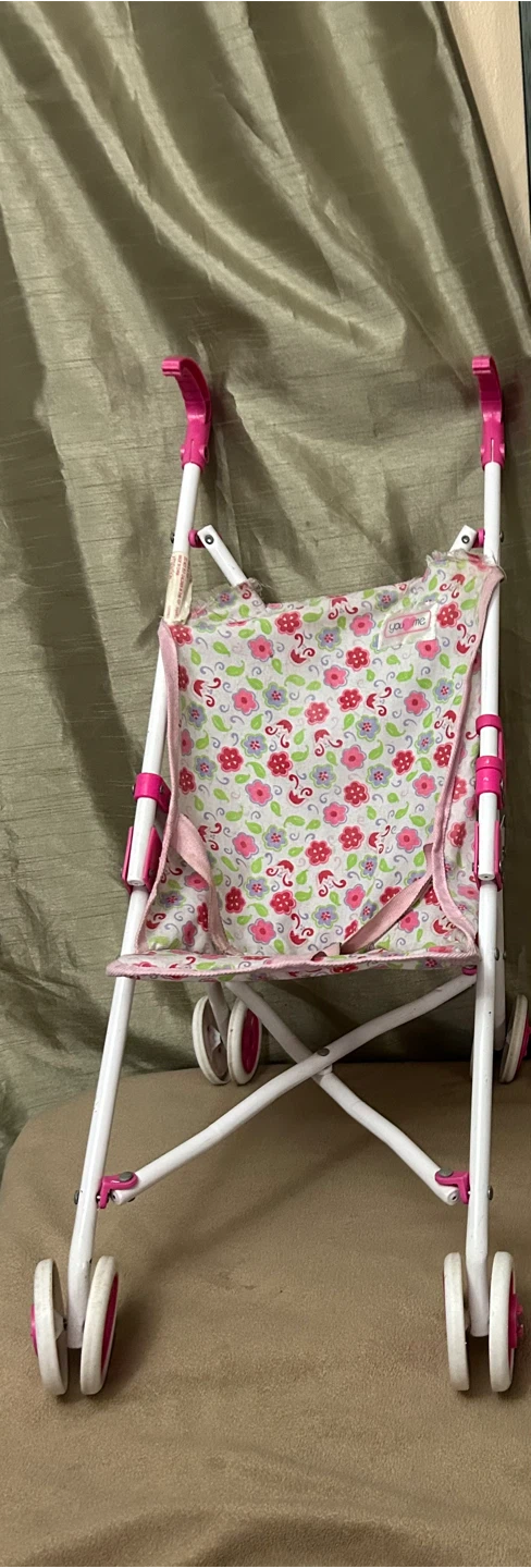 Floral Doll Stroller