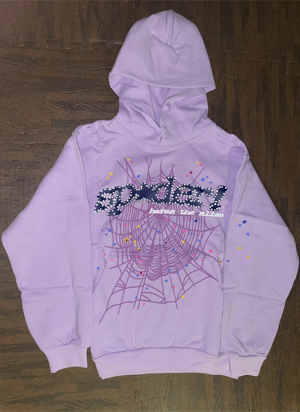 Sp5der Açai Hoodie ‘Purple’
