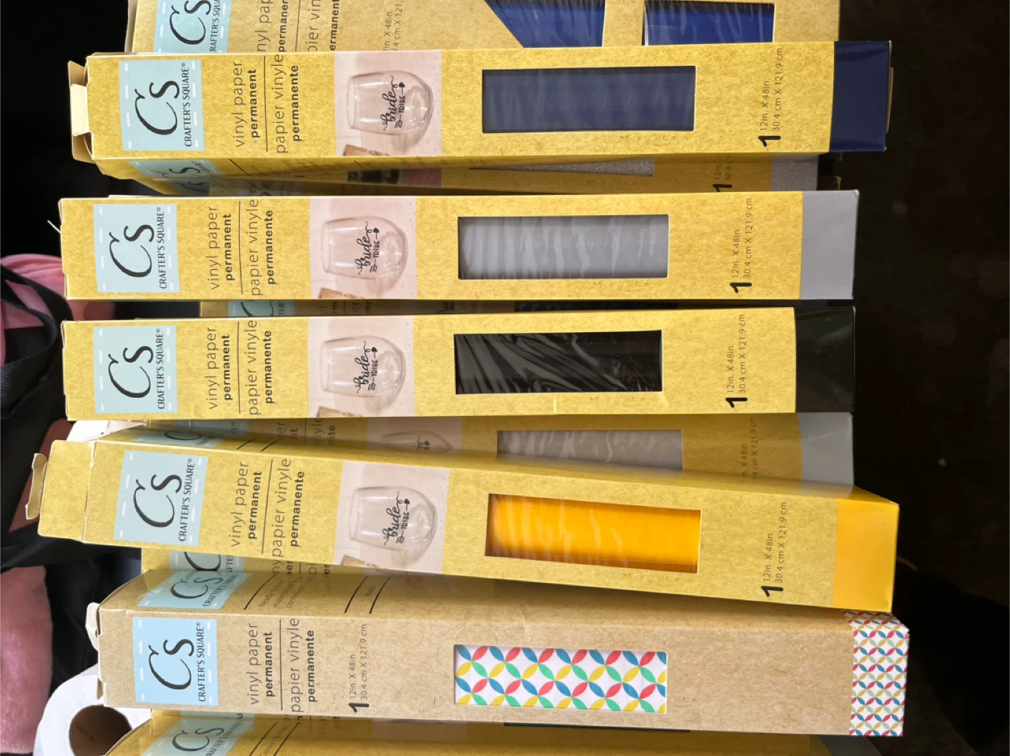 Crafter's Square Vinyl Paper - Permanent & Glitter - photo 3