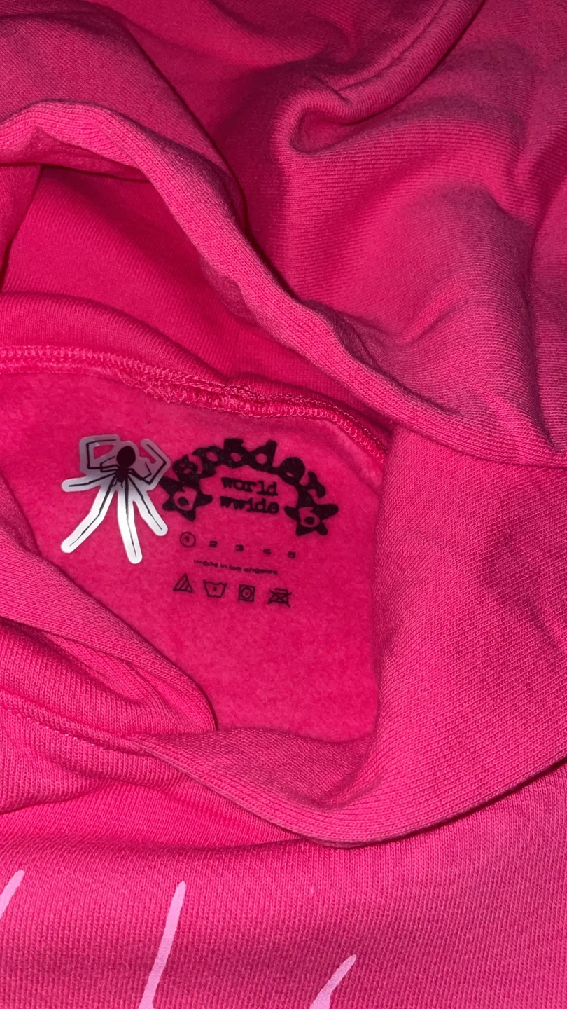 Sp5der P*NK V2 Hoodie ‘Pink’ - photo 3