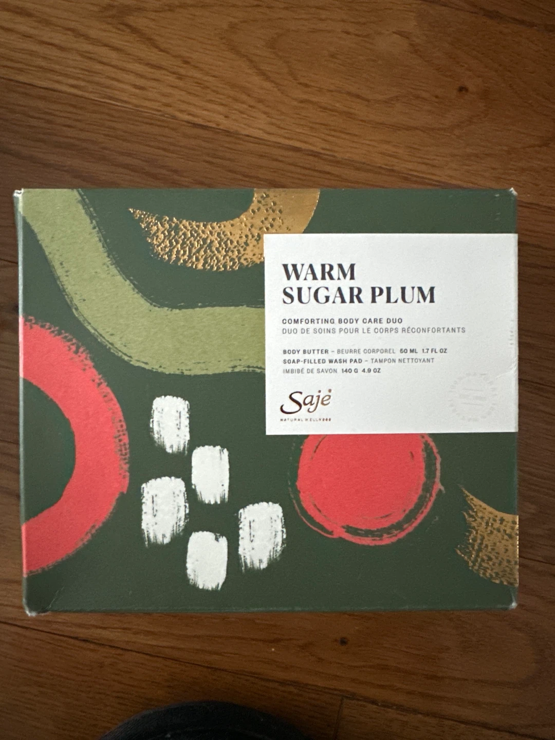 Saje Warm Sugar Plum Body Care Duo - New