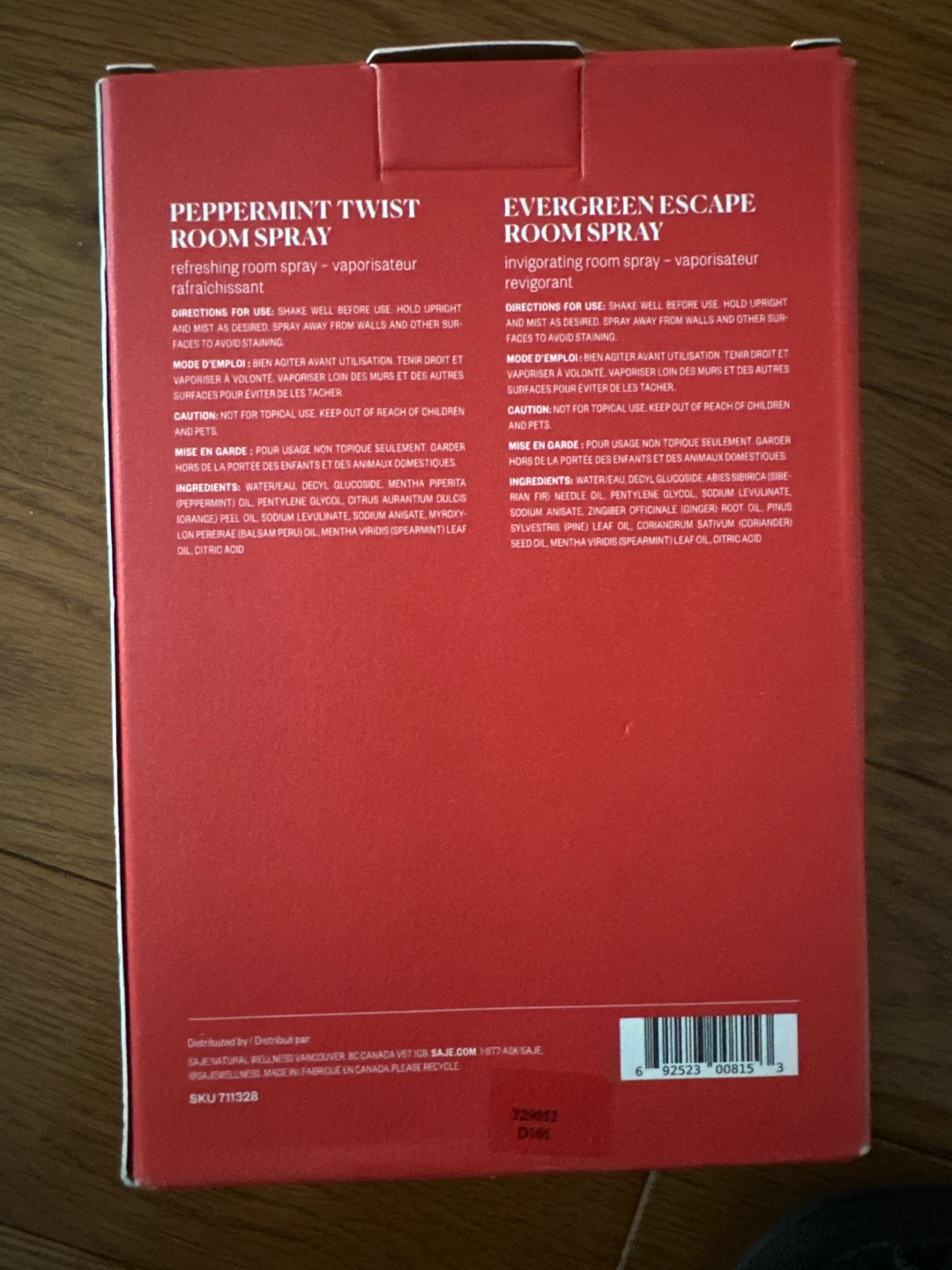 Saje Joy is in the Air Room Spray Duo - photo 2