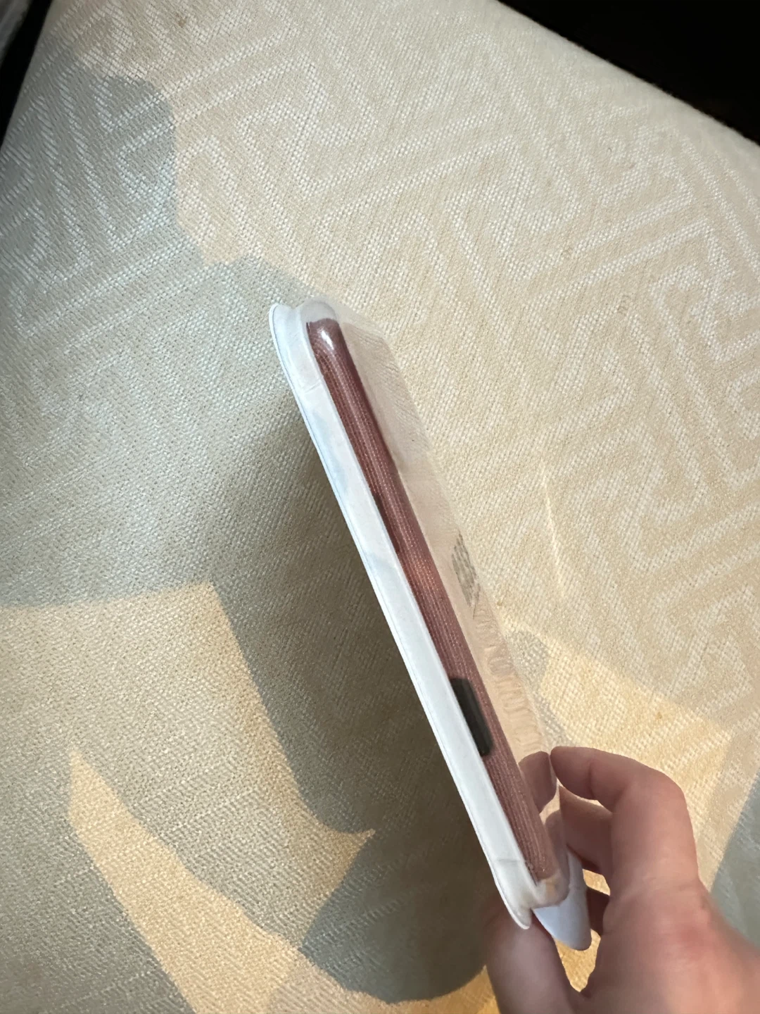New Brown Fabric iPhone 17 Promax Case - photo 2