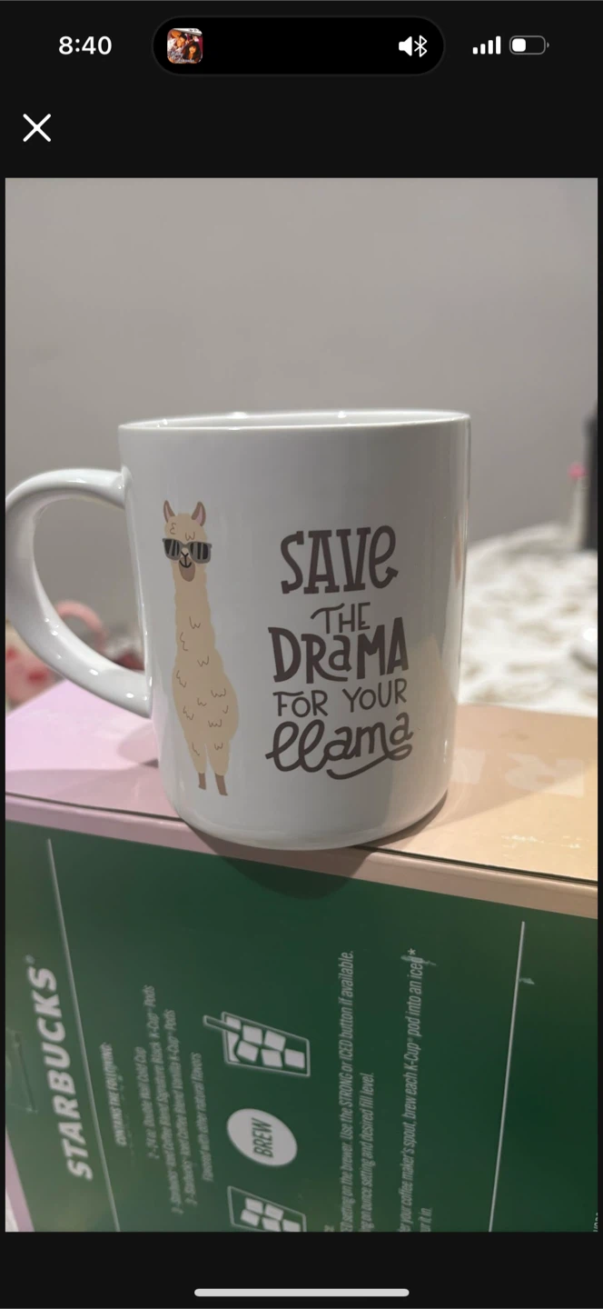 Llama Mug - Save the Drama For Your Llama