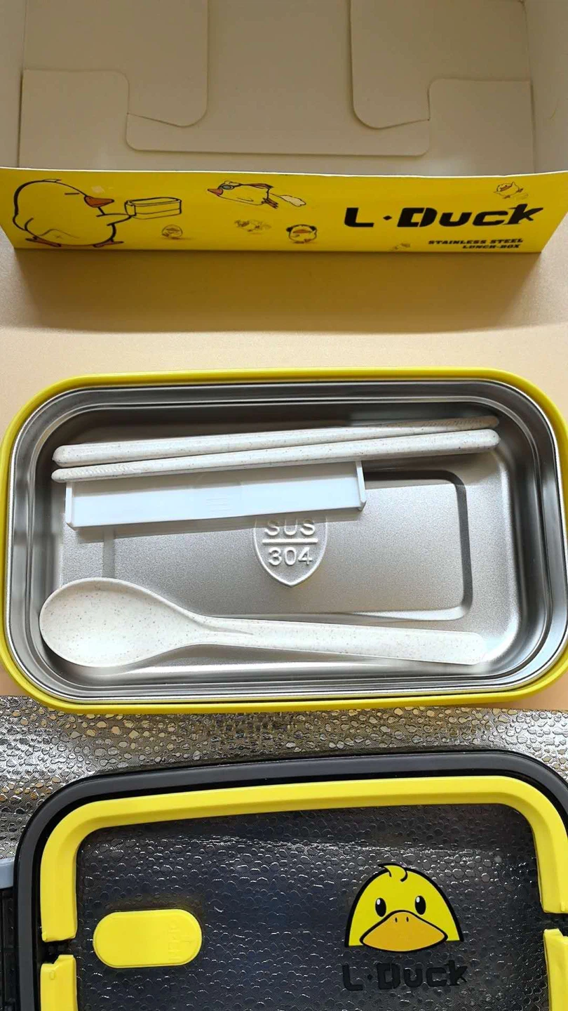 L.Duck Stainless Steel Lunch Box - New