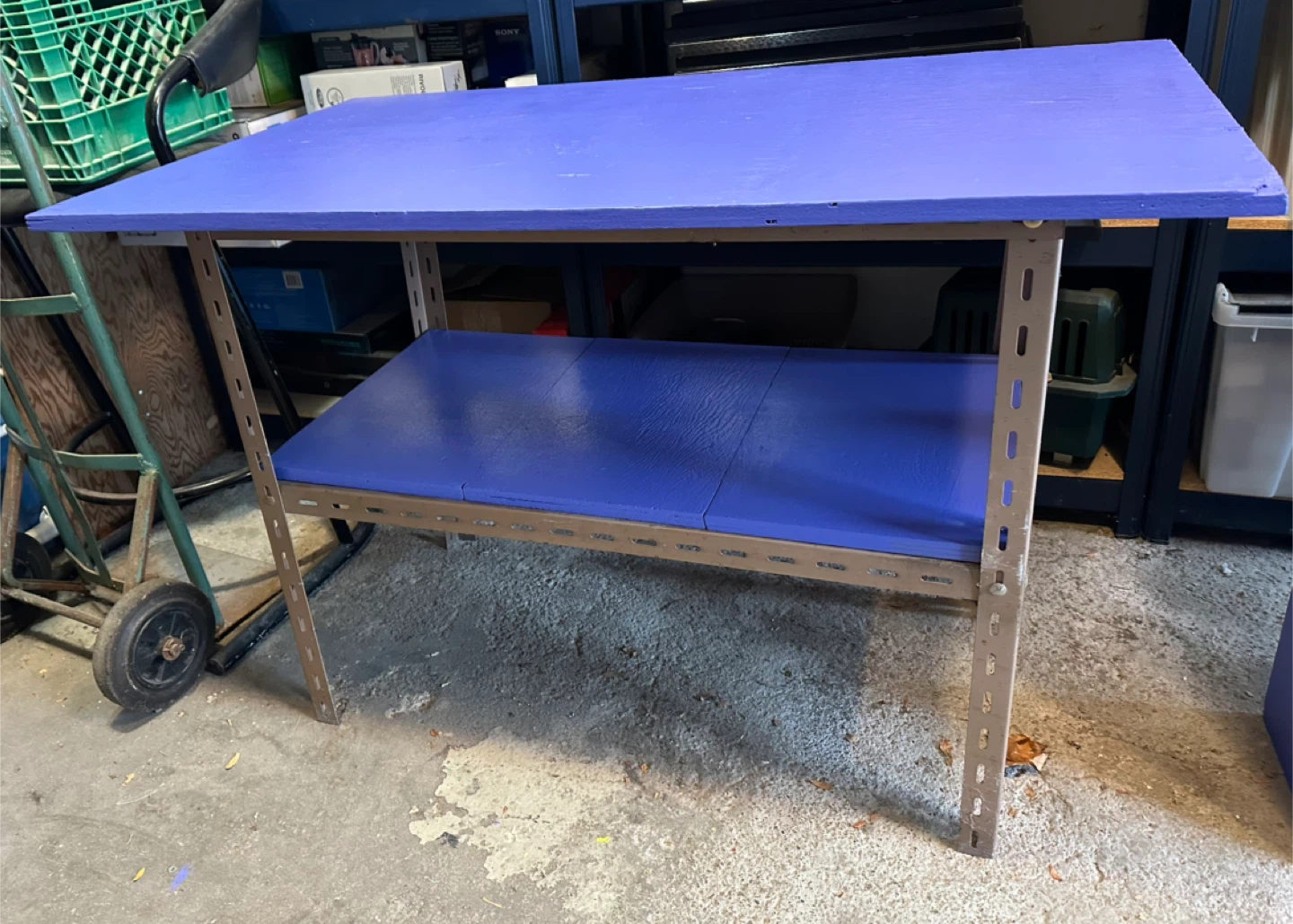 Work Bench/Table with Metal Legs 46” X 26” X H31” - photo 2