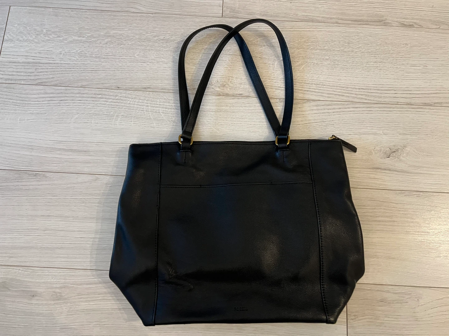 Fossil Black Genuine Leather Shoulder Bag - photo 2