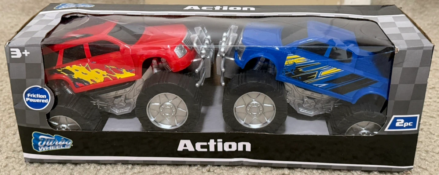 Turbo Wheels Action Monster Trucks - 2 Pack - photo 2