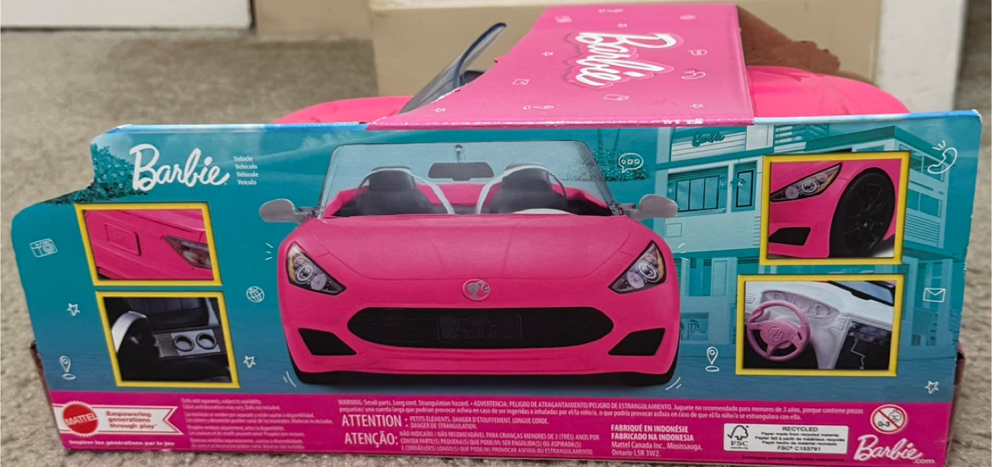 New Barbie Convertible Car - photo 3