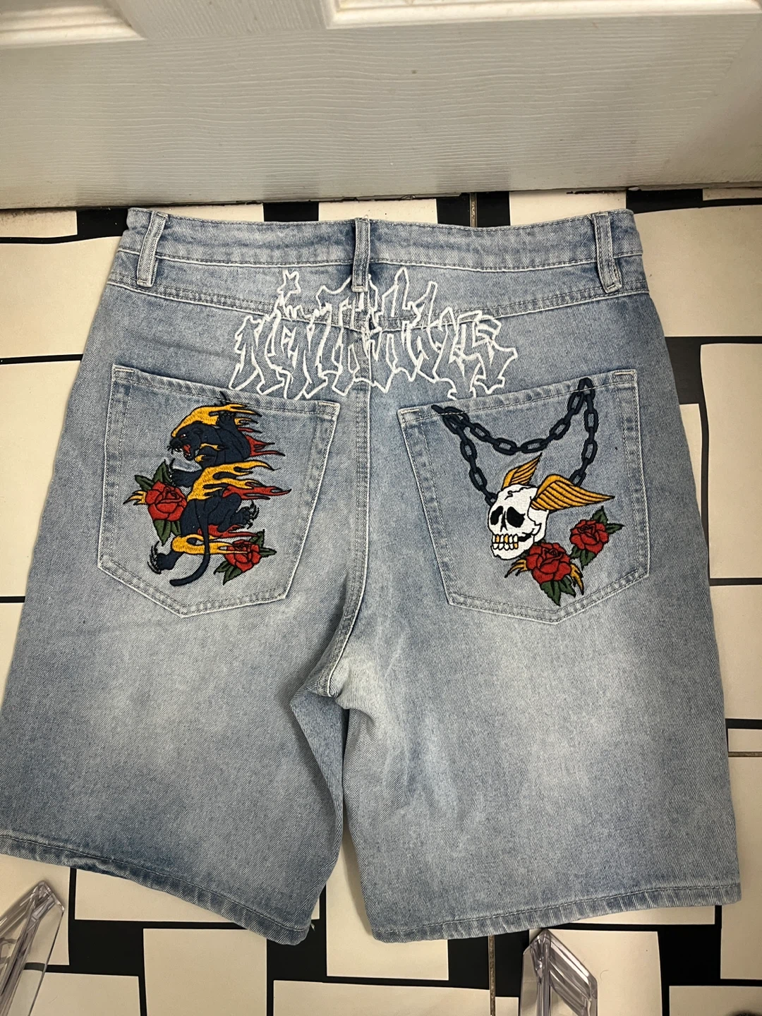 Ninth Wave Denim Shorts