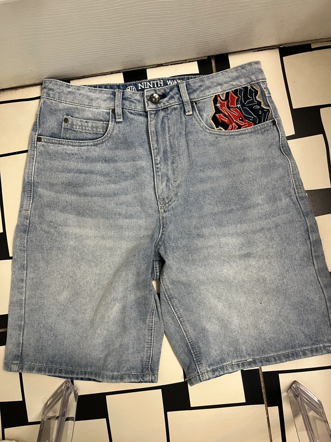 Ninth Wave Denim Shorts - photo 2