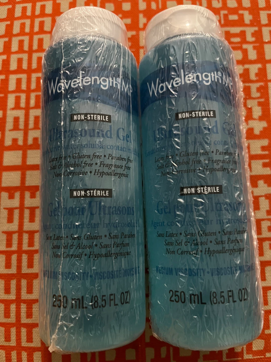 Wavelength MP Ultrasound Gel 250 mL (8.5 FL OZ) - New