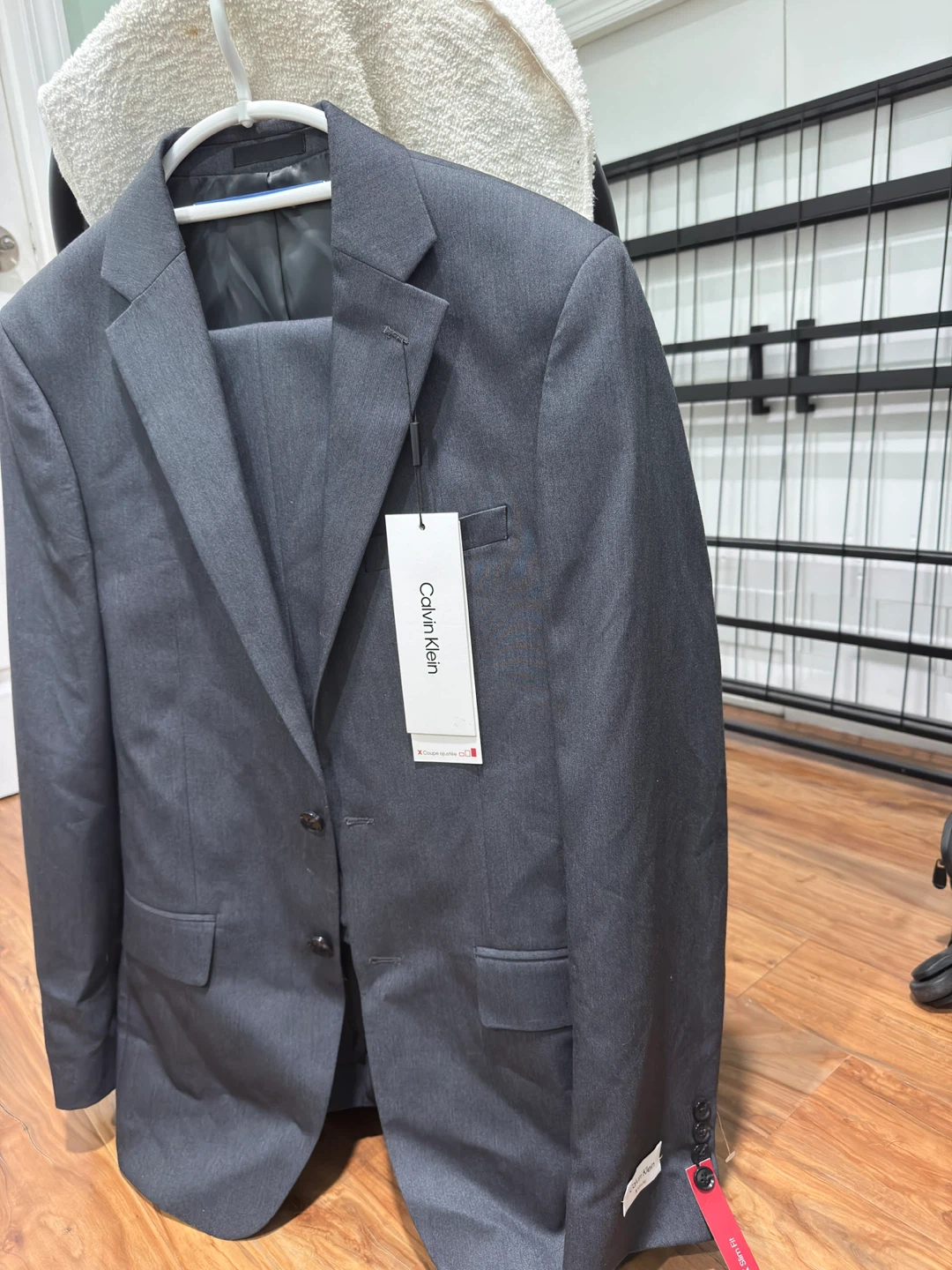 Calvin Klein Gray Suit