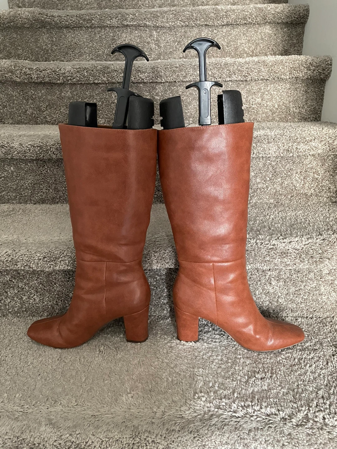 Brown Knee-High Boots, Size 10 - photo 2