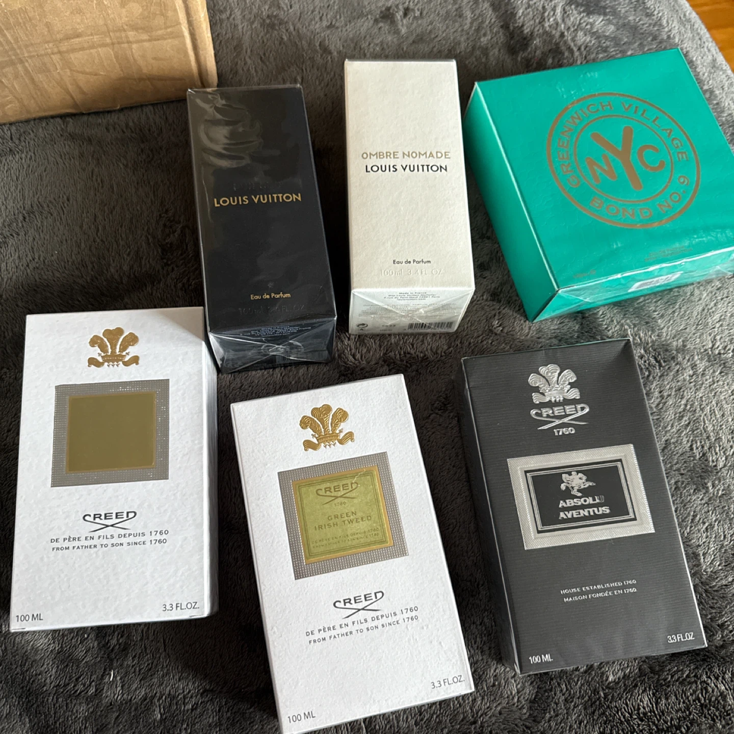 Louis Vuitton Ombre Nomade & Creed Perfume