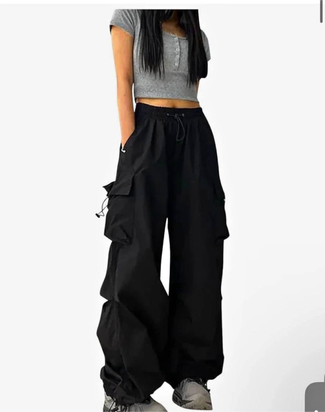 Black Cargo Pants