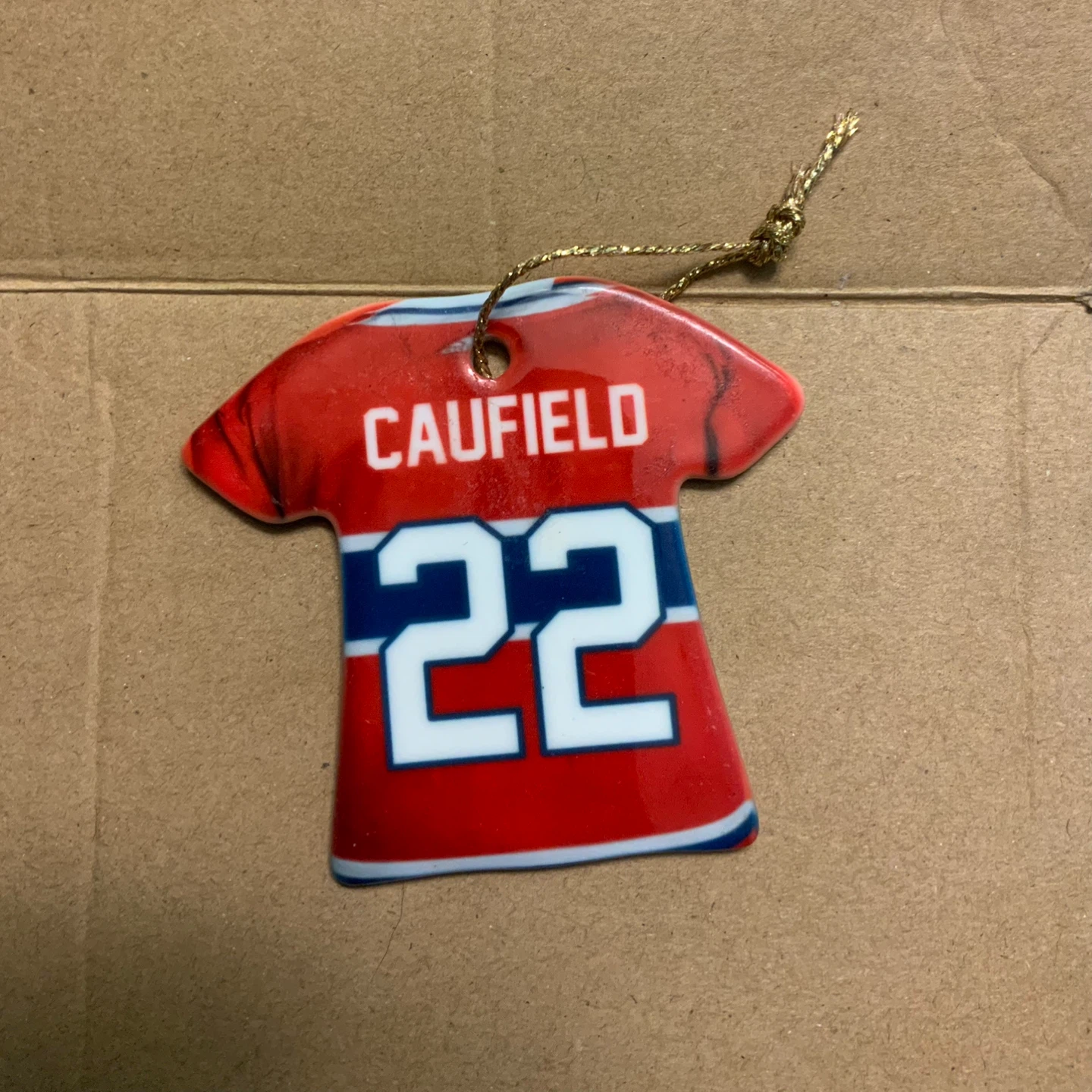 NHL Hockey Jersey Ceramic Christmas Ornament - photo 2