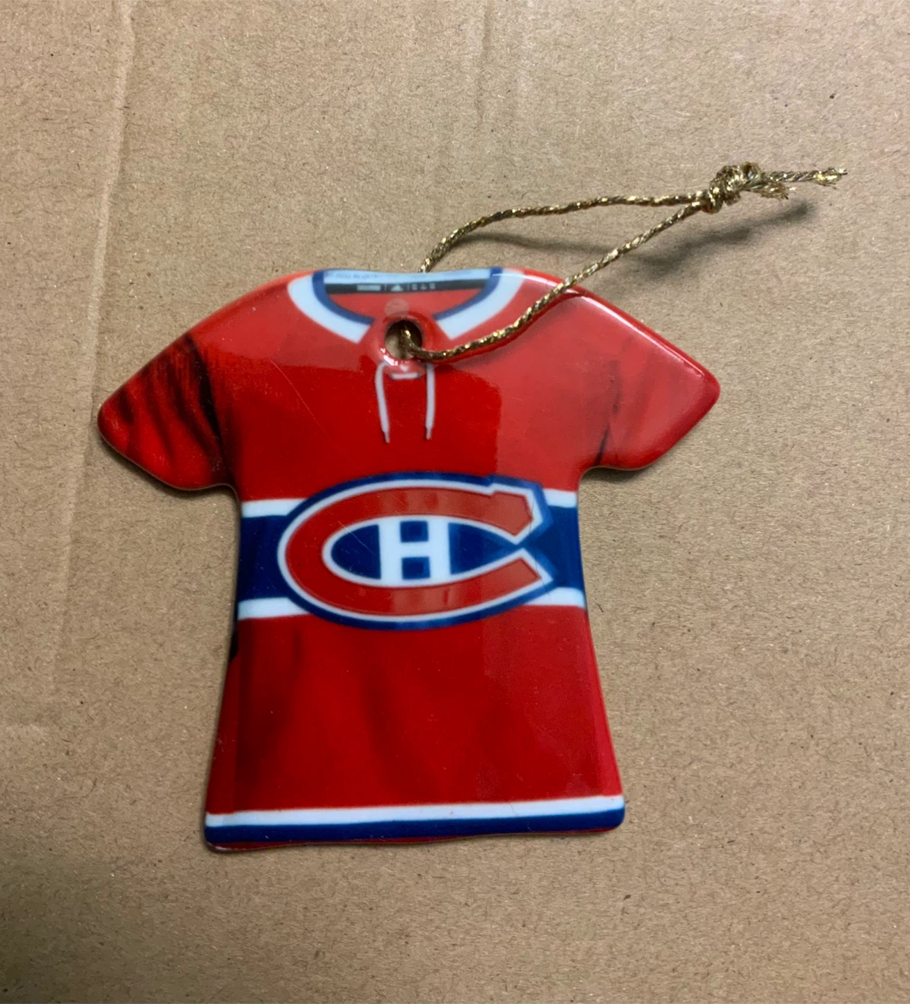NHL Hockey Jersey Ceramic Christmas Ornament