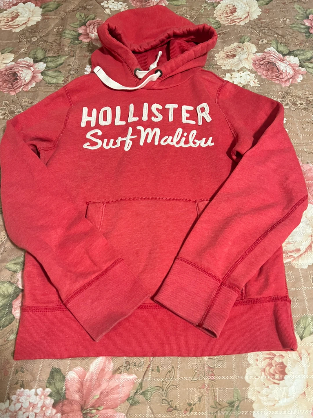 Hollister Surf Malibu Red Hoodie