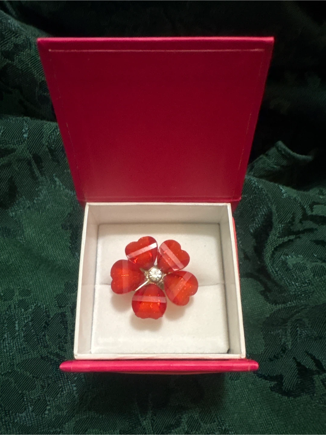 Flower Ring - Adjustable Band - photo 3
