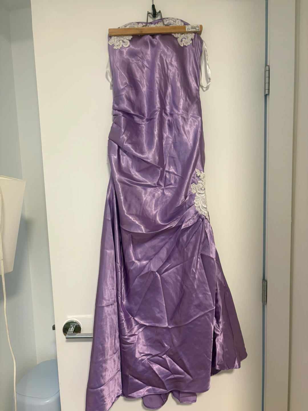 GIGI Purple Strapless Dress (graduation dress)