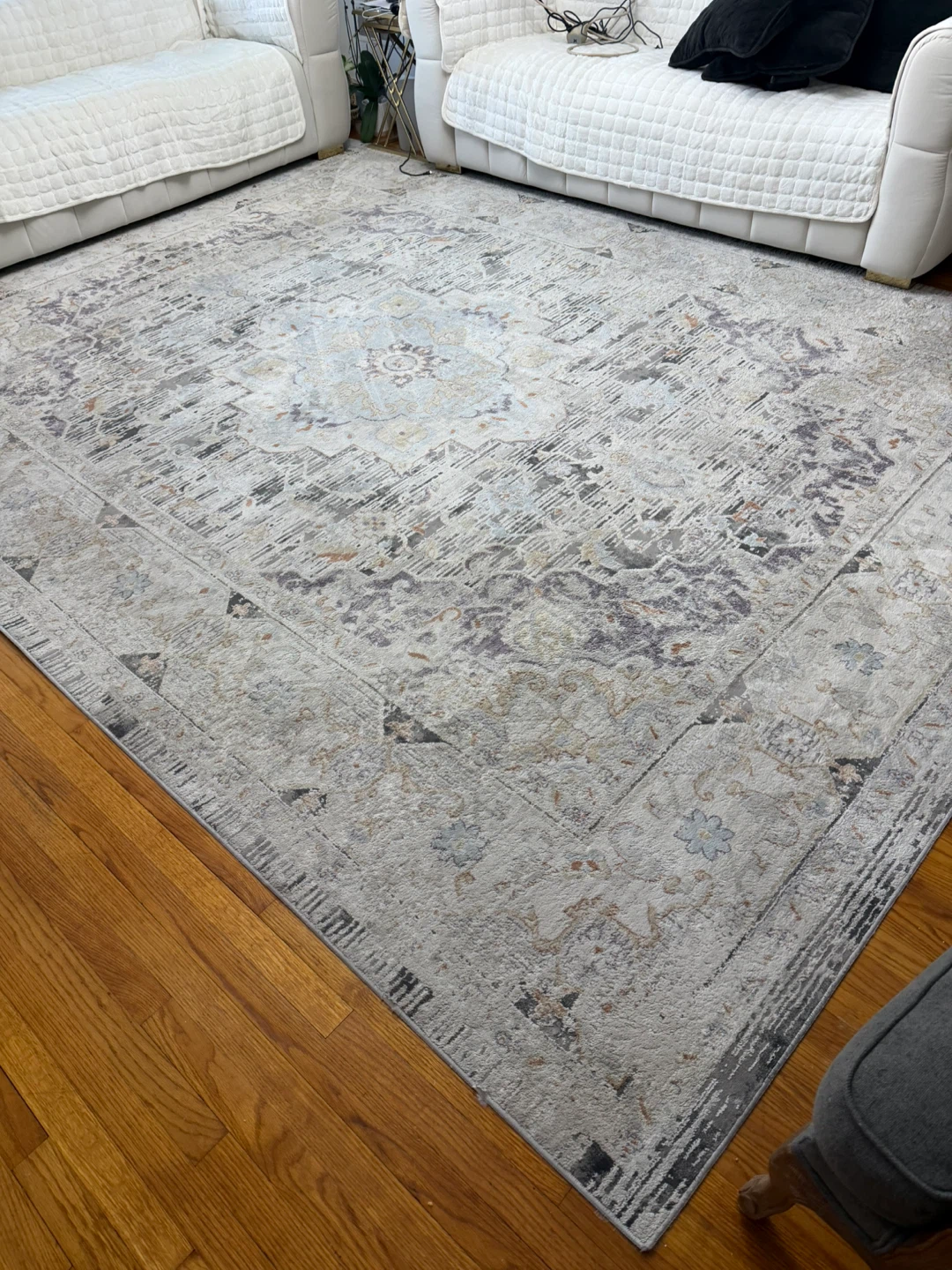 Tahari Slate Rug 9'2" x 12'5" Gray/Multi - photo 4