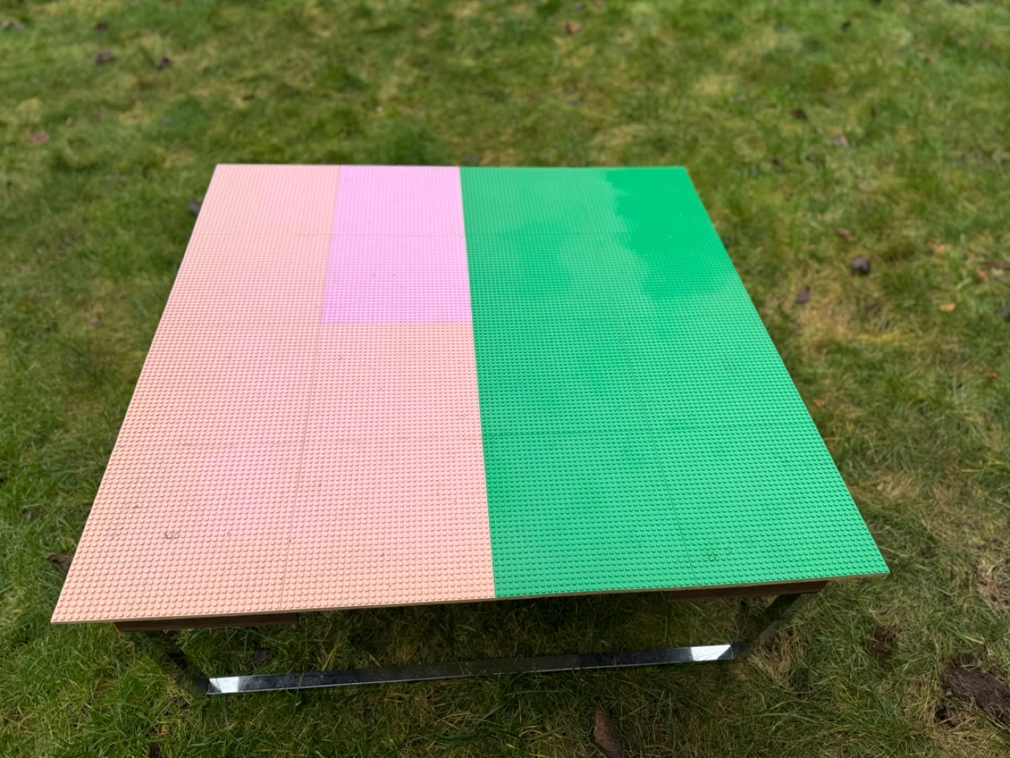 Lego Table - Pink and Green