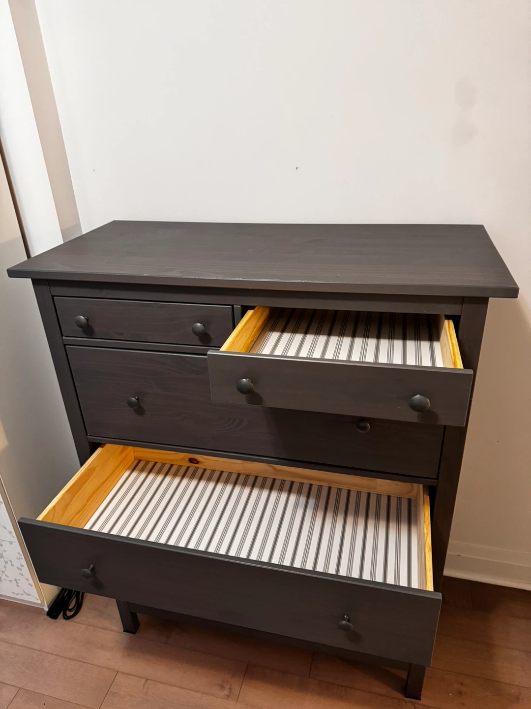 IKEA Hemnes 6-Drawer Chest - Dark grey