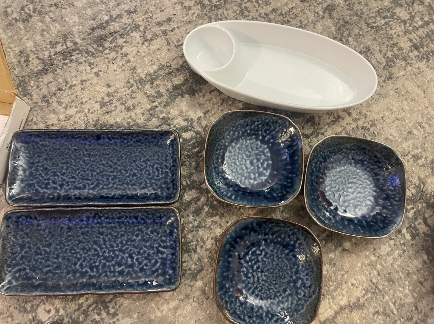 Tachikichi & Porcellana Serving Dishes - New in Box