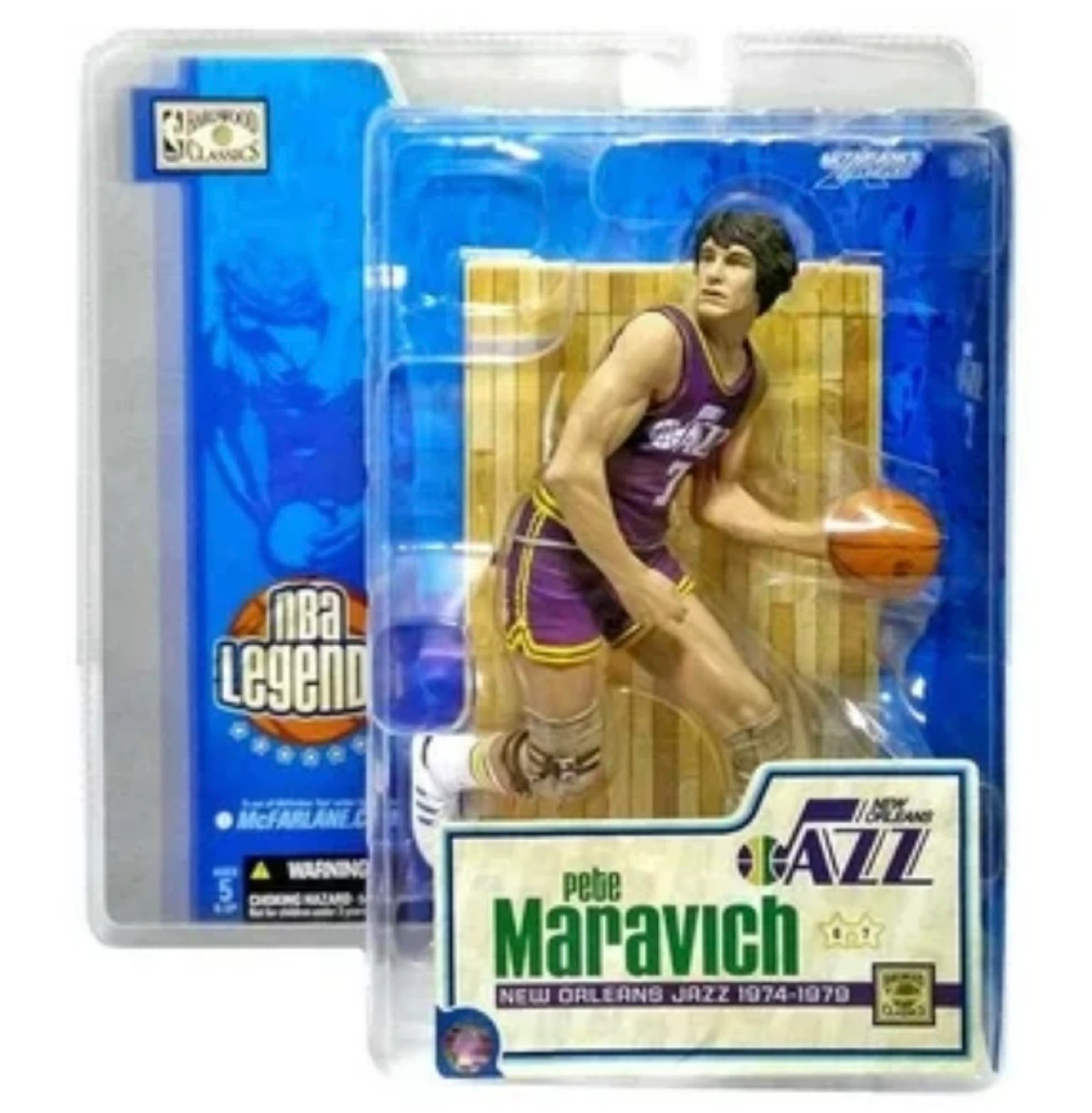 NWT McFarlane NBA Legends Pete Maravich Action Figure