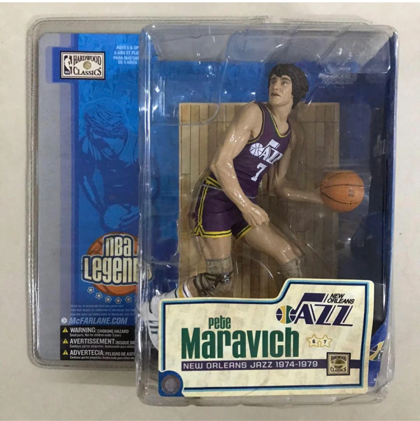 NWT McFarlane NBA Legends Pete Maravich Action Figure - photo 2