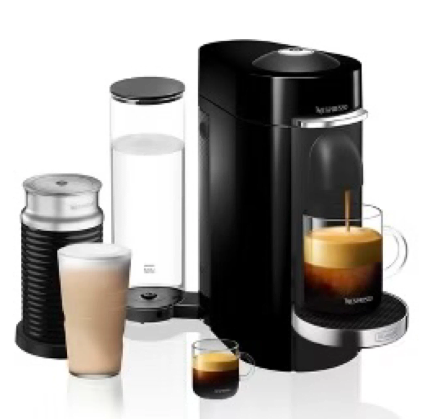 Nespresso Vertuo Plus & Aeroccino3 Milk Frother
