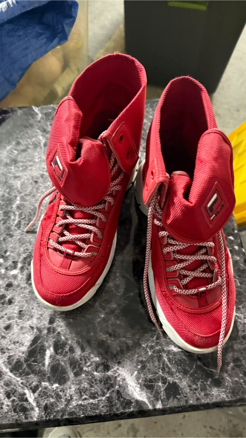 Red Fila High Top Sneakers - photo 2