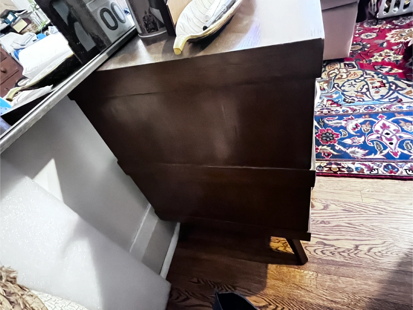 Brown Wooden bedside Table