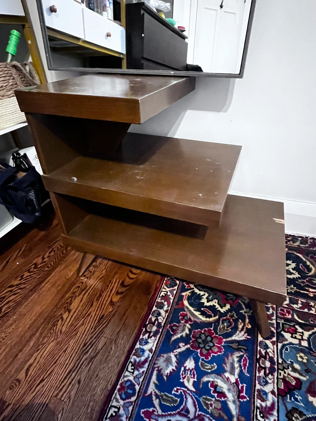 Brown Wooden bedside Table - photo 4