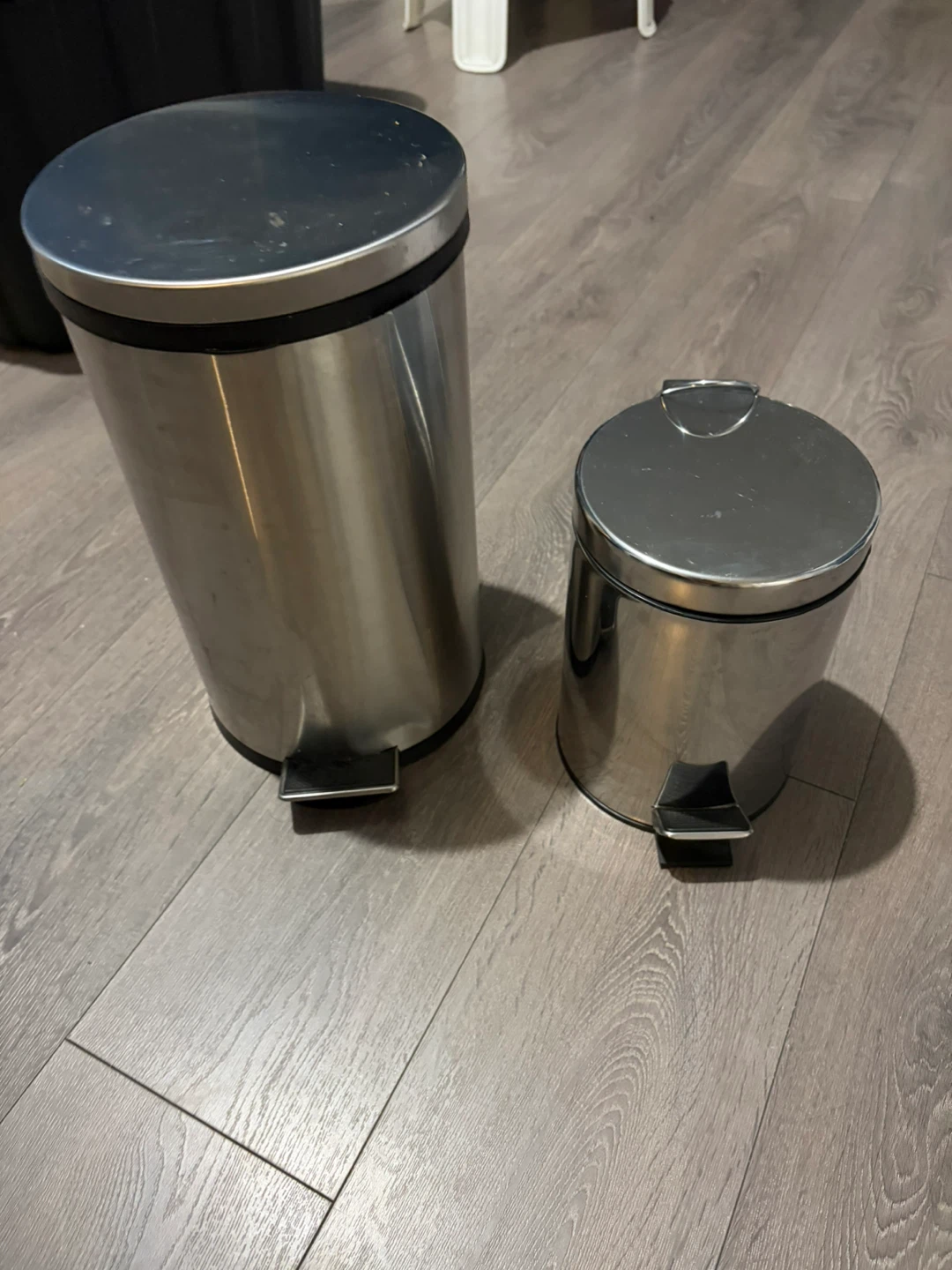 Stainless Steel Step-On Trash Cans - photo 2