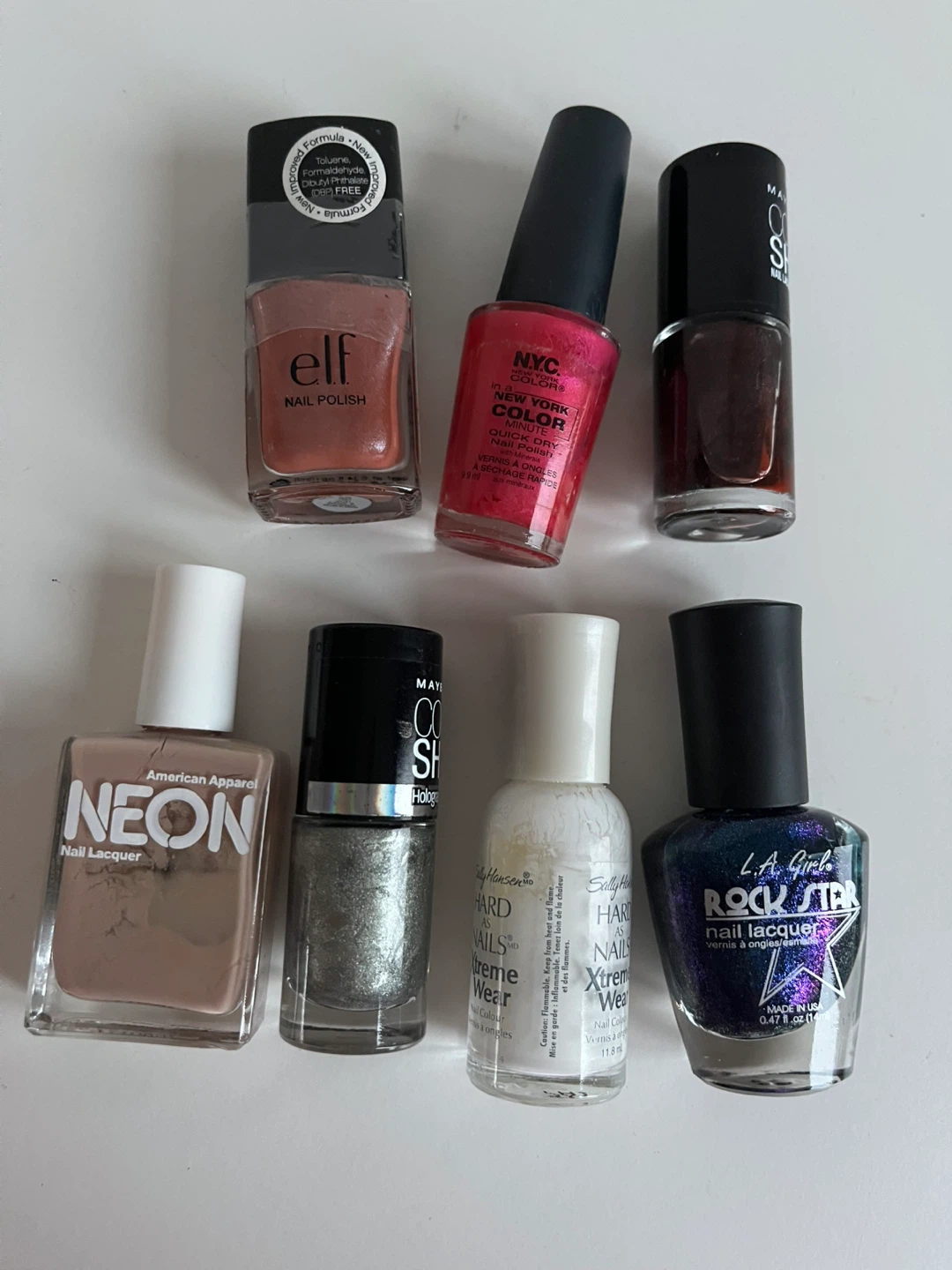 Assorted Nail Polish Bundle - elf, NYC, Maybelline etc